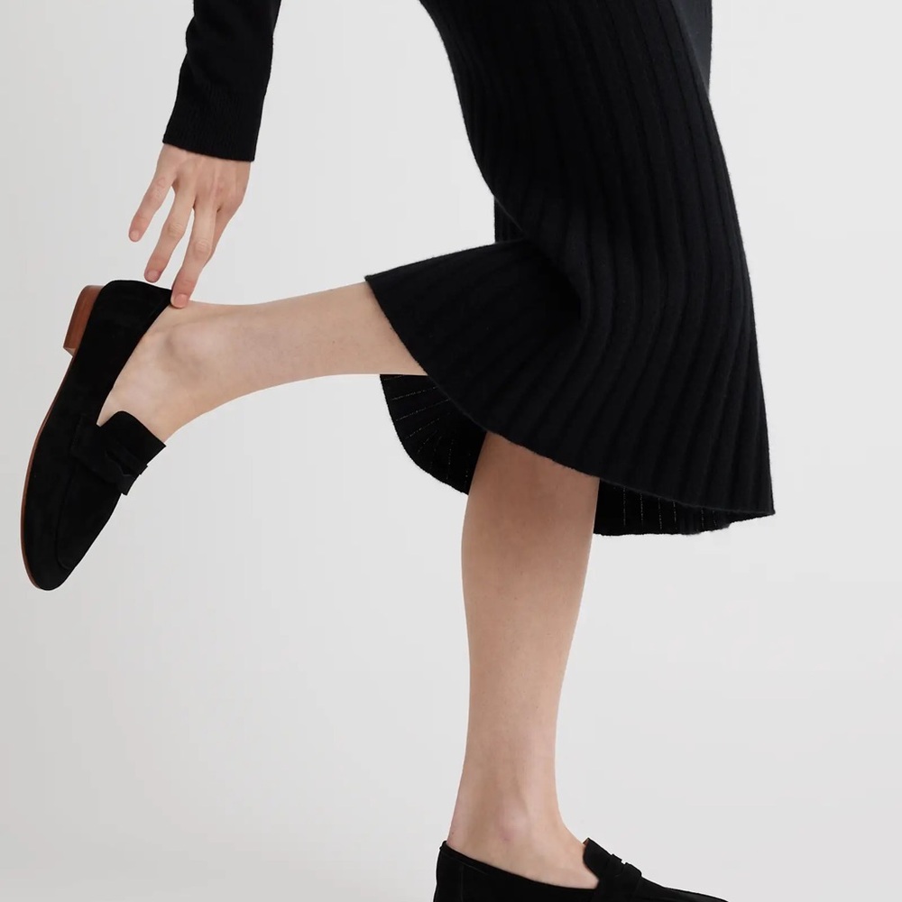 Quince Italian Suede Penny Loafer - Picture 9 of 9